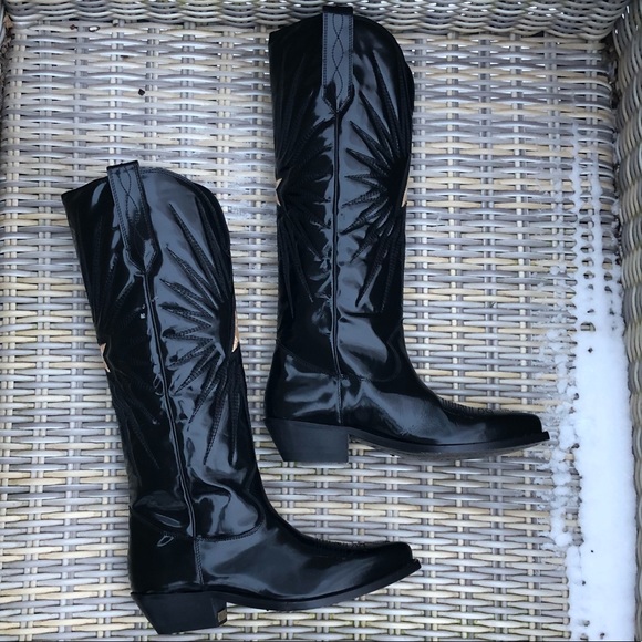 Golden Goose Wish Star Patent Leather 38 7.5 Rare - Picture 14 of 16